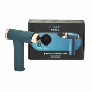 Vitammy masažni pištolj Body 5, zeleno-zlatni, 8 nastavaka
