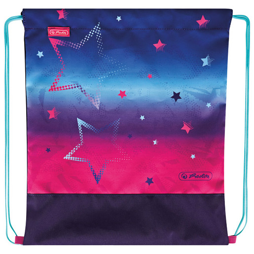 Školska torba, anatomska, 4u1, Herlitz, Filolight Pink Stars