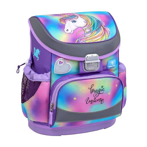 Školska torba, ergonomska, Belmil, Unicorn rainbow color