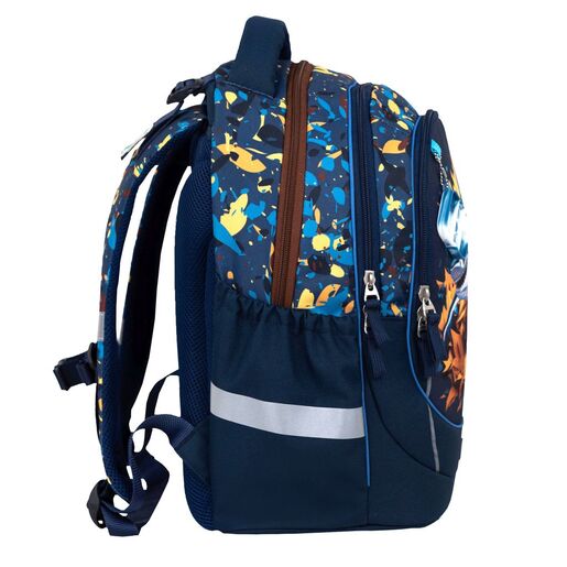 Školska torba, ergonomska, Belmil, Shark