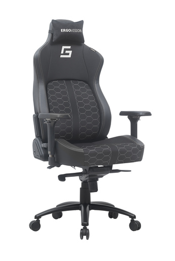 Ergovision King Deluxe PU, gaming stolica, crna