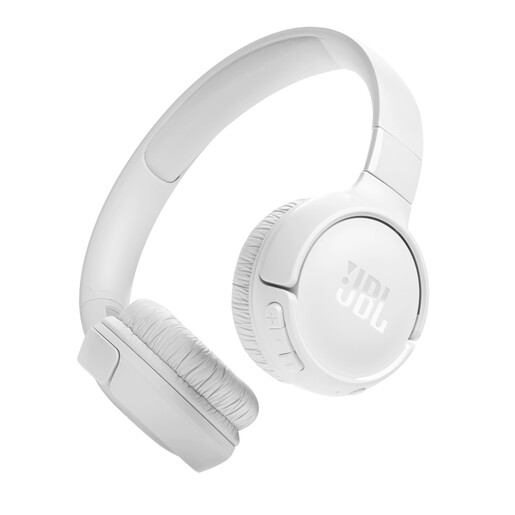 JBL Tune 520BT, naglavne slušalice, Bluetooth, bijele