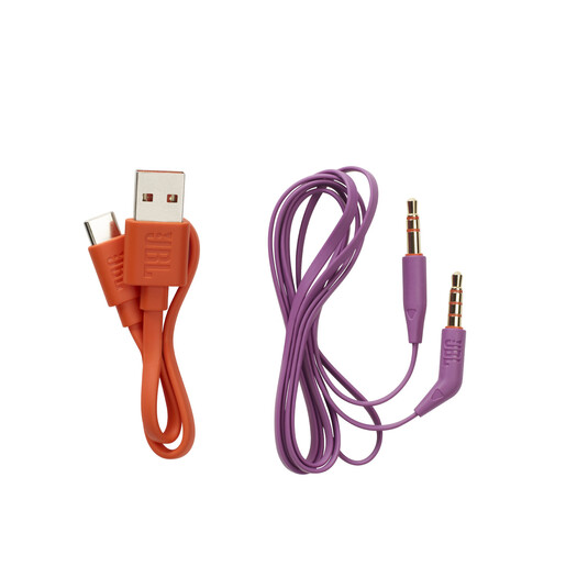 JBL JR 460NC, naglavne slušalice, roze