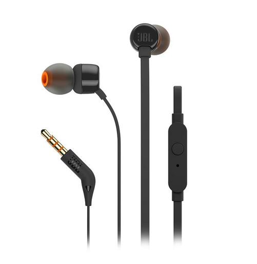 JBL Tune 110, In-Ear, žičane slušalice, crne