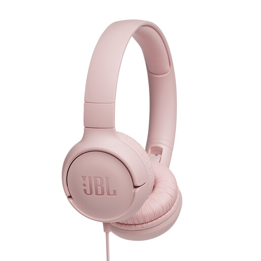 JBL Tune 500, naglavne slušalice, 3,5 mm, roze