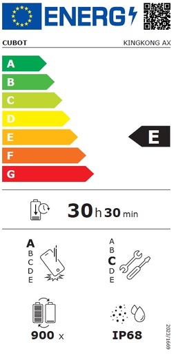 Cubot King Kong AX 12GB/256GB crni, mobitel