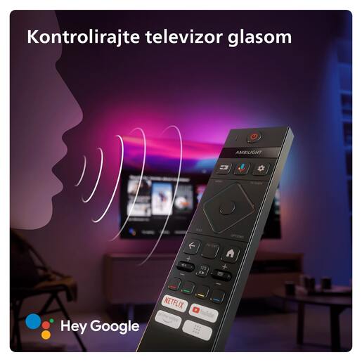 Philips 65" OLED TV 65OLED819/12, 4K UHD, Ambilight, P5 AI perfect picture engine, Google Smart TV, Dolby Vision & Dolby Atmos