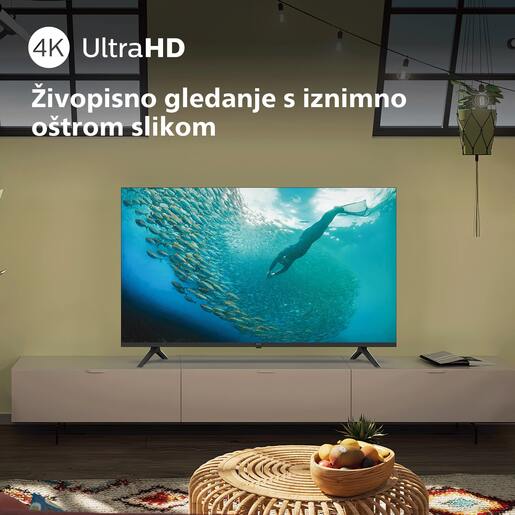 Philips 55" LED TV 55PUS7009/12, 4K UHD, Titan OS Smart TV, Dolby Atmos zvuk