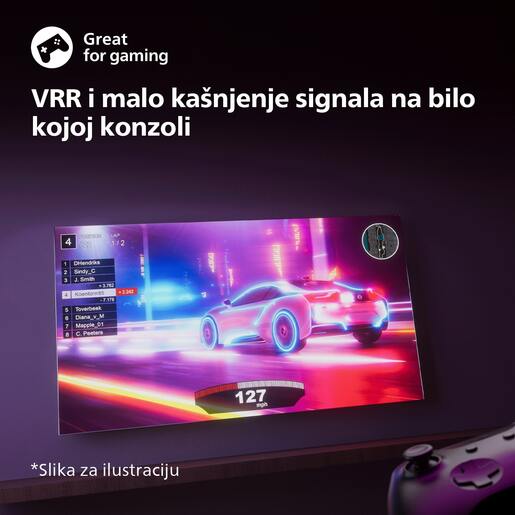 Philips 55" LED TV 55PUS7009/12, 4K UHD, Titan OS Smart TV, Dolby Atmos zvuk