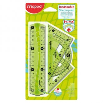 Geometrijski set, Maped, flexi mini,  4/1