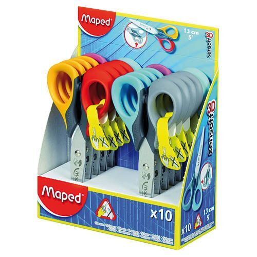 Školske škare sensoft za ljevoruke, Maped, 13cm