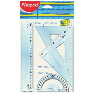 Geometrijski set, Maped, srednji,  4/1