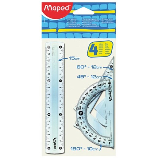 Geometrijski set, Maped, mini, 4/1