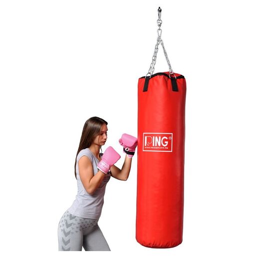 RING Vreća za boks 128x35cm - DZ128, crvena