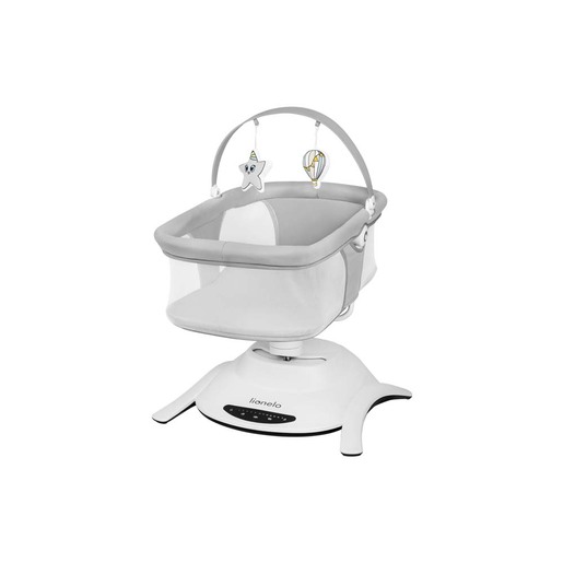 Lionelo električna ljuljačka Bella 360 + kolijevka, Grey Concrete