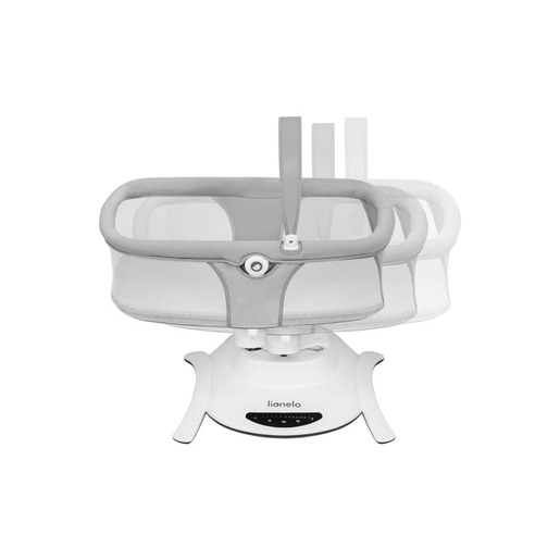 Lionelo električna ljuljačka Bella 360 + kolijevka, Grey Concrete