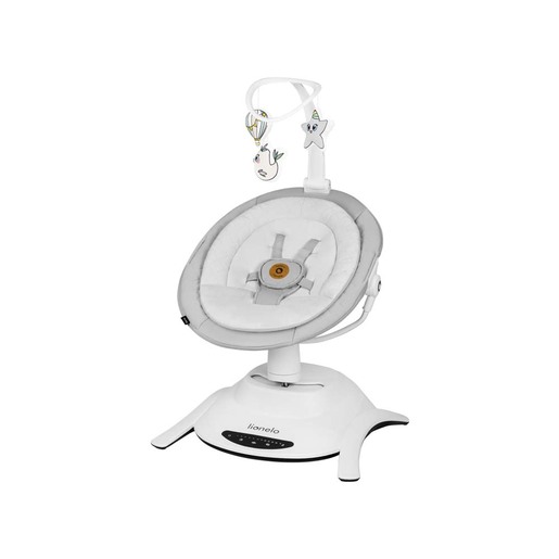 Lionelo električna ljuljačka Bella 360 + kolijevka, Grey Concrete