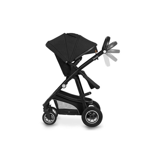 Lionelo dječja kolica Bianka 3u1, Black Onyx