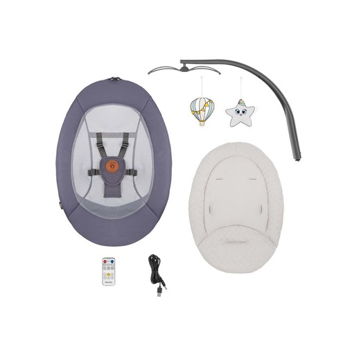 Lionelo električna ljuljačka 2u1 Ralf, Grey Graphite