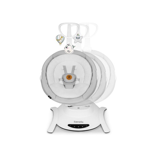 Lionelo električna ljuljačka Bella 360, Grey Concrete