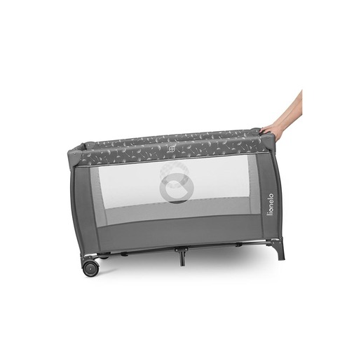 Lionelo putni krevetić 2u1 Stefi Plus, Grey White