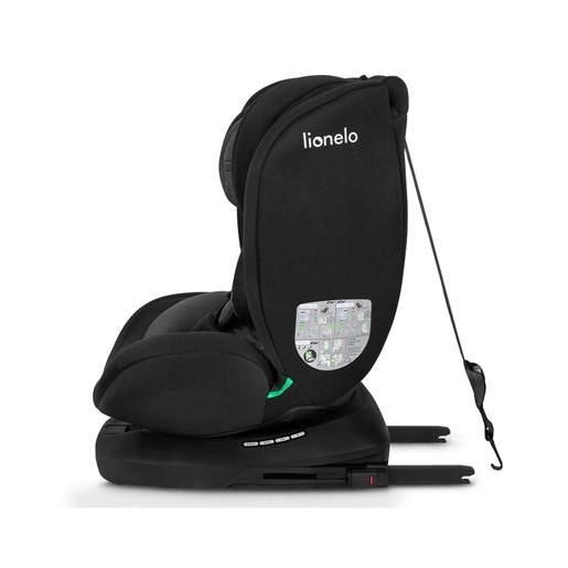 Lionelo autosjedalica Bastiaan i-Size 0-36 kg (40-150 cm) 360, Black Grey