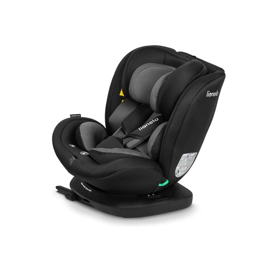 Lionelo autosjedalica Bastiaan i-Size 0-36 kg (40-150 cm) 360, Black Grey