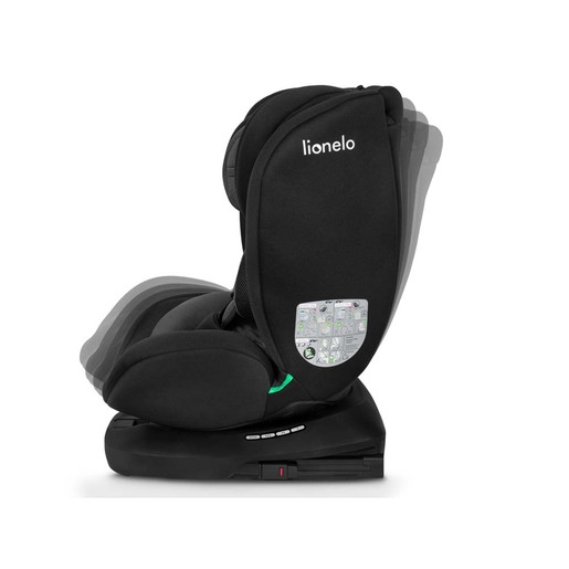 Lionelo autosjedalica Bastiaan i-Size 0-36 kg (40-150 cm) 360, Black Grey