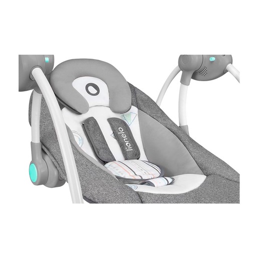 Lionelo ljuljačka Ruben, Stone Grey Turquoise