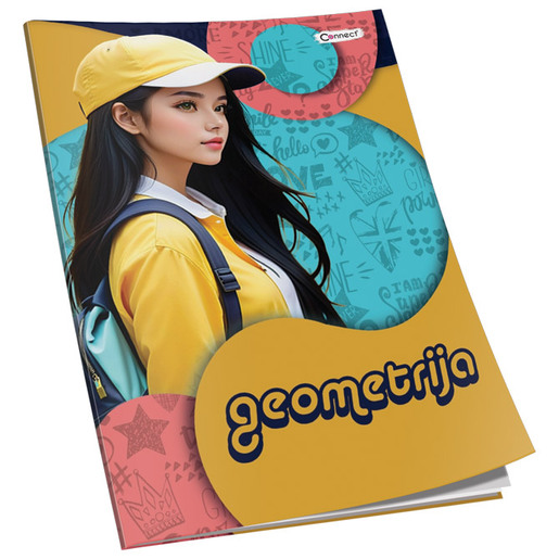 Bilježnica Premium Connect Girl, B5 geometrija, 16 listova, meki uvez