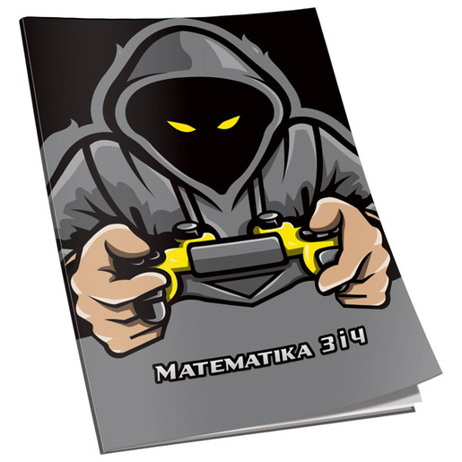 Pisanka matematika za 3 i 4 razred Premium Connect Boy, B5 kvadratići, 48  lista, meki uvez