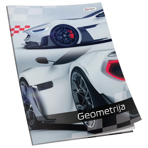 Pisanka Connect Boy+ Soft, B5 geometrija, 24 listova, meki uvez