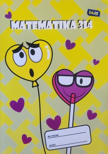 Pisanka matematika 3 i 4 Educa, B5 kvadratići, 48 listova, meki uvez