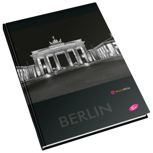 Bilježnica Cities by Night Elisa, A4 kvadratići, 96 lista, tvrdi uvez