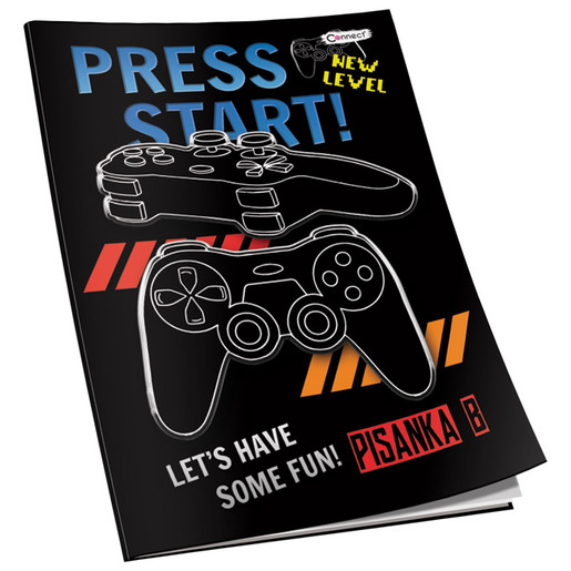 Pisanka B Premium Connect Boy, B5 linije, 16 listova, meki uvez