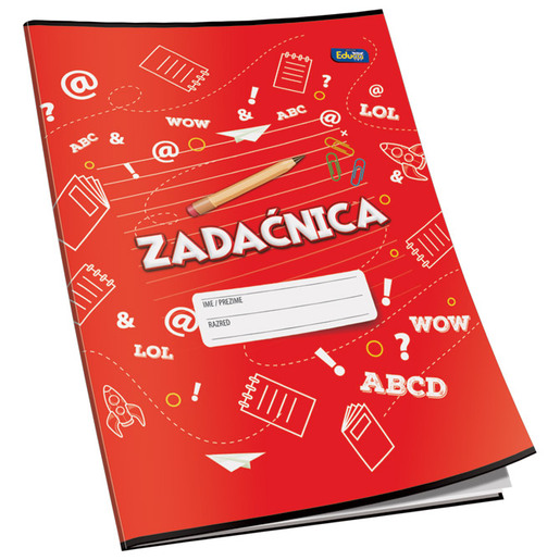 Zadaćnica Educa, A4 linije, 12 listova, meki uvez
