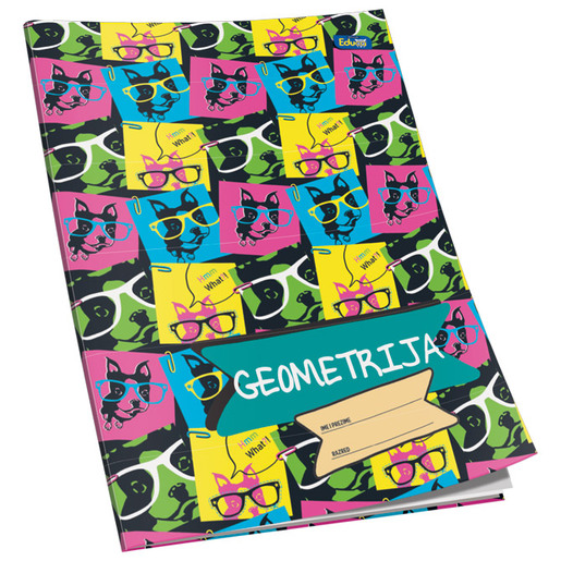 Pisanka geometrija Educa, B5 geometrija, 16 listova, meki uvez