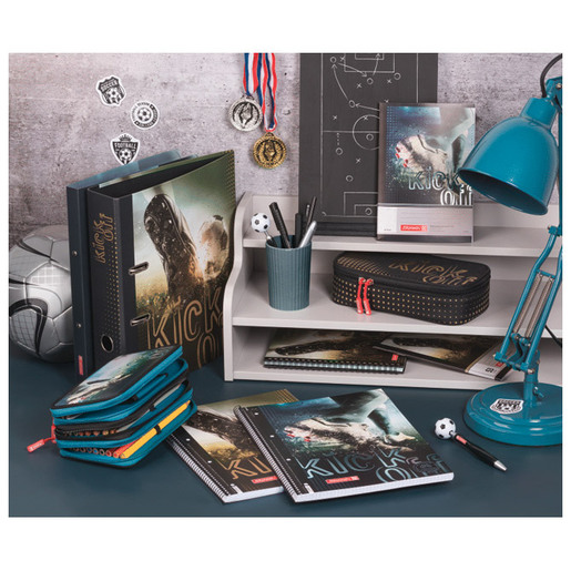 Olovka grafitna, Brunnen, HB trokutasta s gumicom Nogomet