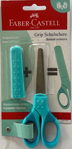 Škare školske, Faber-Castell , 13 cm, ob