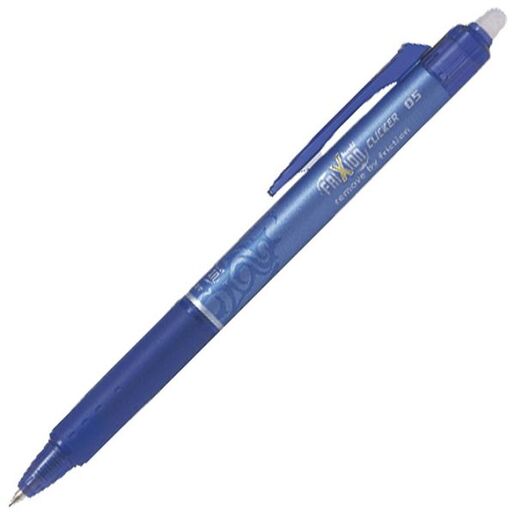 Roler gel, Pilot, 0.5 mm, Frixion ball clicker, piši-briši, plavi