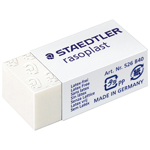 Gumica Rasoplast, Staedtler, bijela