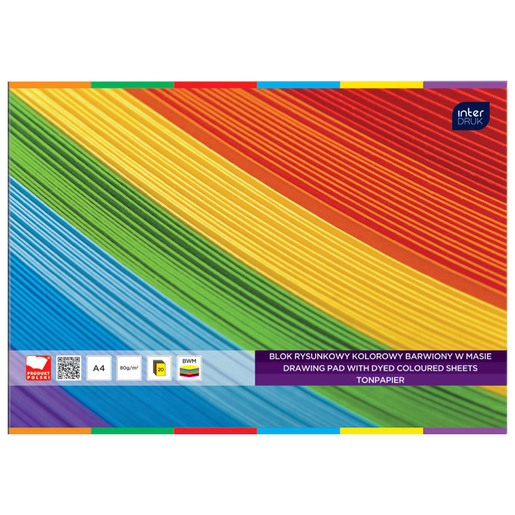 Kolaž papir, Interdruk, 20 listova, A4, obostrani