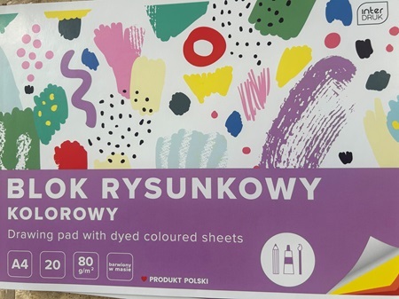 Kolaž papir, Interdruk, 20 listova, A4, obostrani