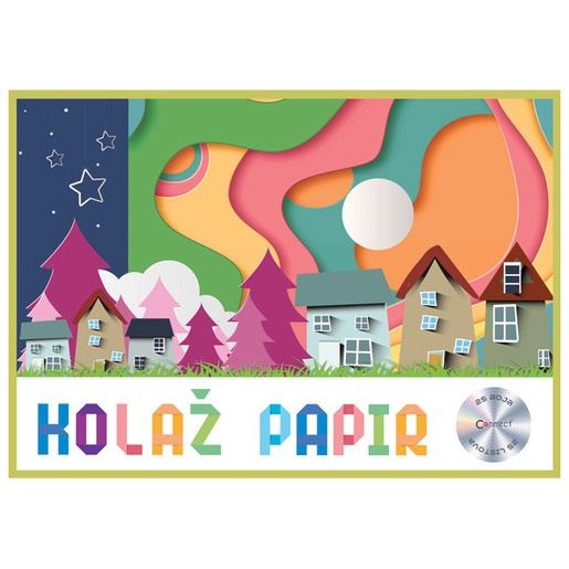 Kolaž papir, Connect, 25 listova, A4