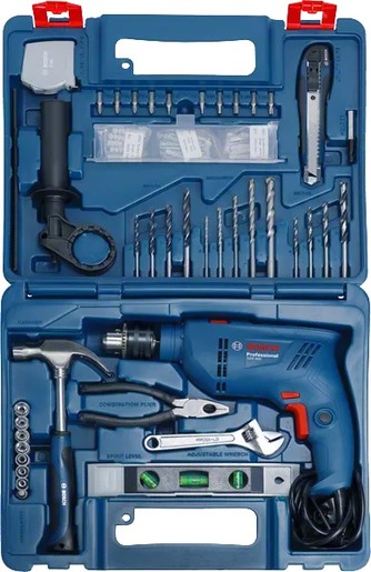 BOSCH Professional udarna bušilica GSB 600 set 100-kom AC + kovčeg