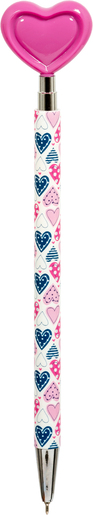 Kemijska olovka, M&G, Heart, 0,5 mm, rozo srce