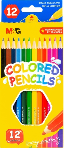 Drvene bojice, M&G, 12 komada