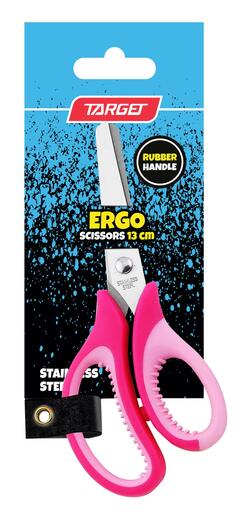 Škare, Target Ergo, 13 cm, roze