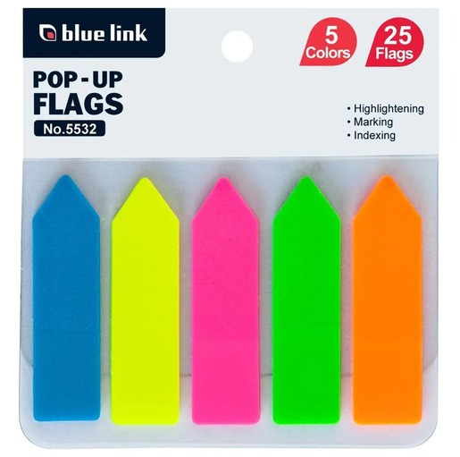 Naljepnice Blue Link, 5 boja