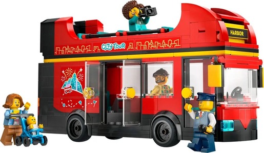 LEGO Crveni turistički autobus na kat 60407